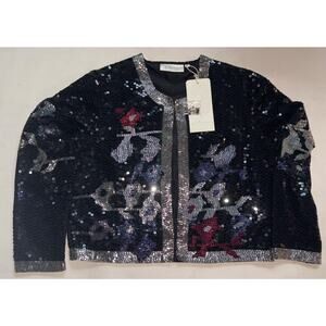 NWT - LaBellum Hillary Scott Sequined Jacket Women's Medium